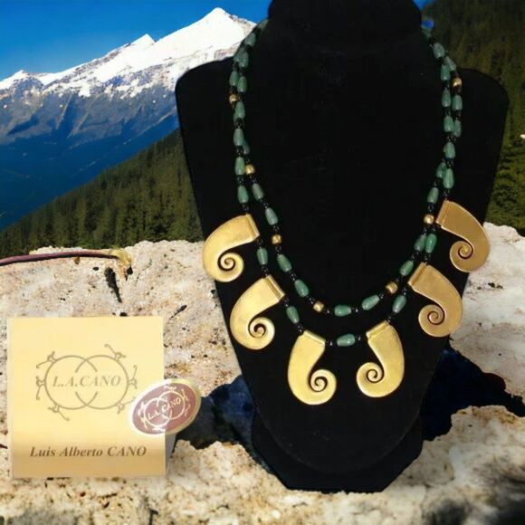 Luis Alberto CANO Necklace & Earring Set - Picture 1 of 7